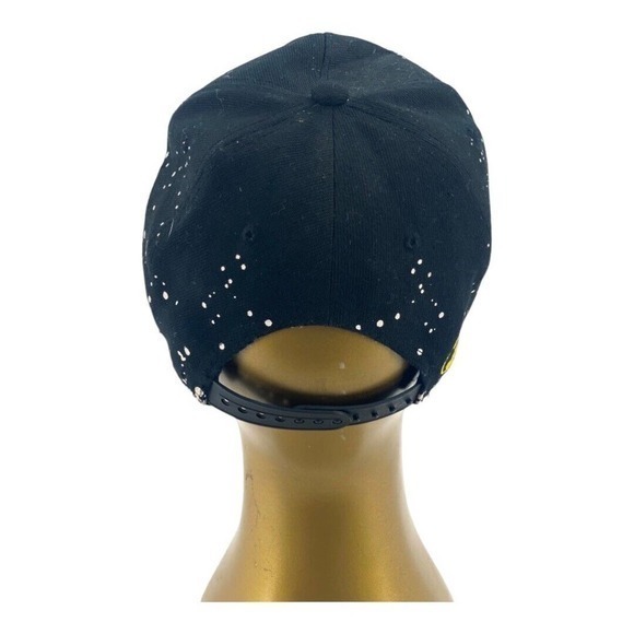 Batman Black with White‎ Splatter Snapback Hat Cap - Picture 5 of 6